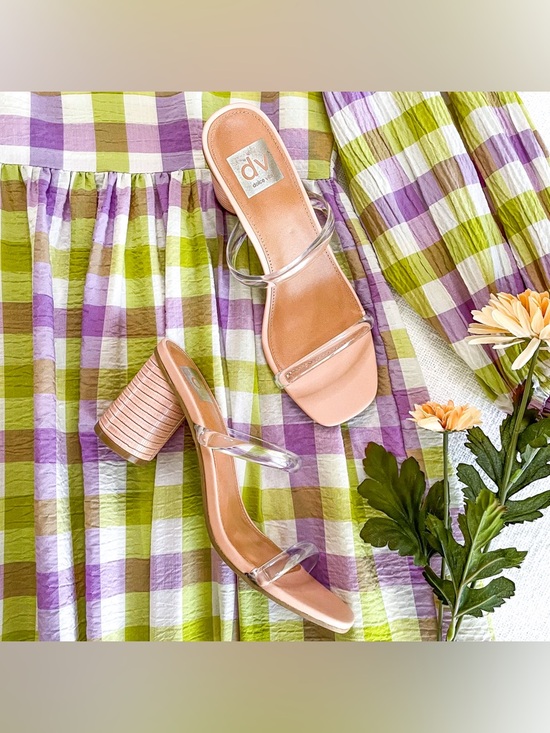 DV by Dolce Vita Shoes - Dolce Vita neutral strappy heels.